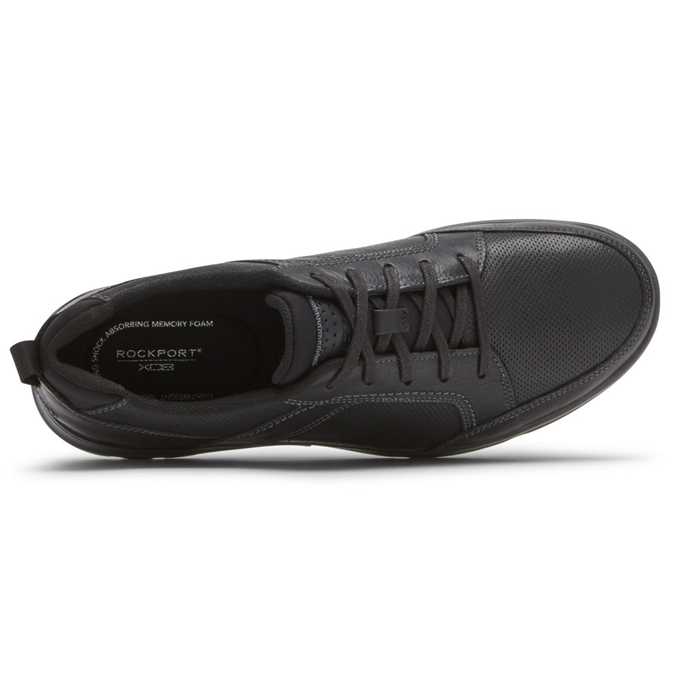 Rockport Mens City Edge Lace-Up - Sneakers Black - UKS318740